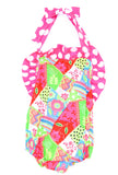 Halter-top Quilted Sun Romper