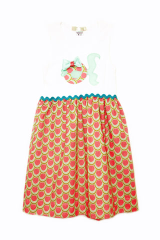Coral Ms. Fish Dress Tank Top