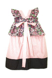 Swing Top Ruffled Pants Set in Pink and Grey