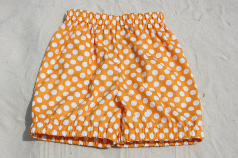 Orange Polka Dot Shorts