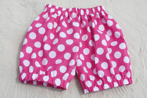 Pink Poka Dot Shorts