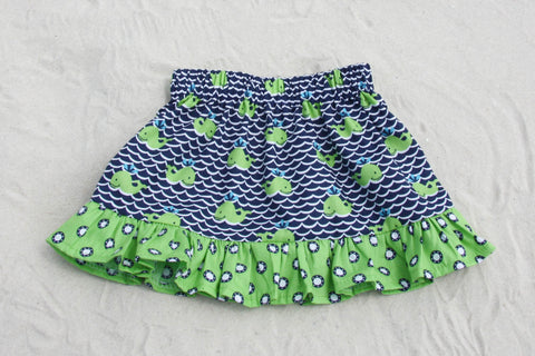 Whale Ruffle Skirt